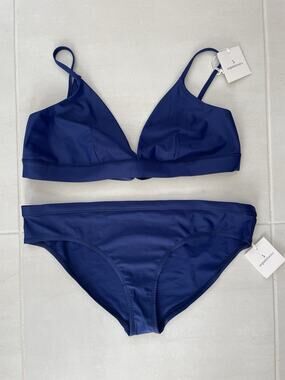 Organic Basics Swim Bikini Swimsuit Plunge Summer Beach